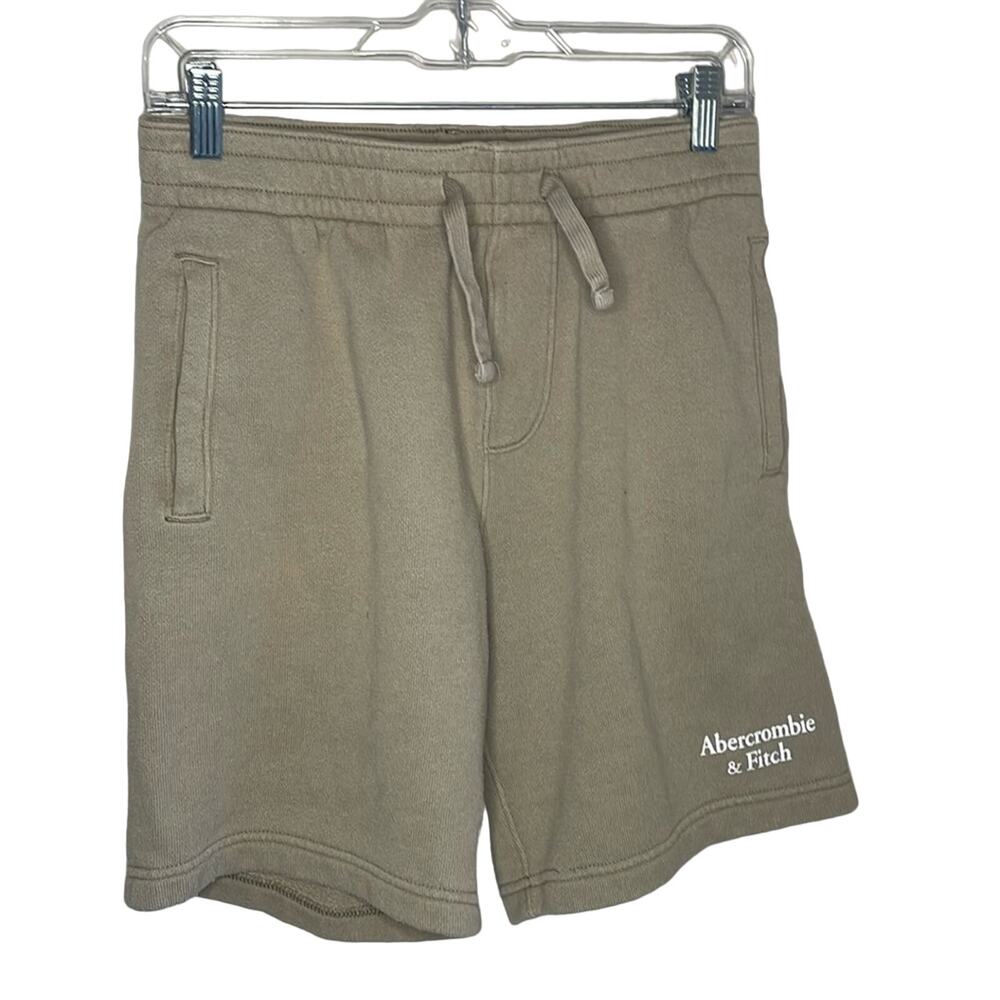 Abercrombie & Fitch Soft A&F Fleece Tan Neutral Pull On Shorts Women Size XS
